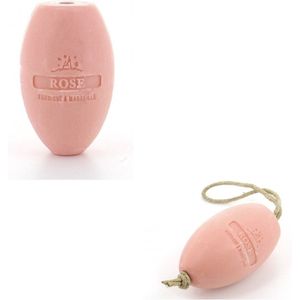 2x Zeepbol savon de marseille Rose 240 gram - la savonette marseillaise