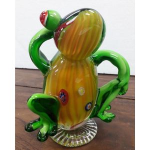 WEWAYSMILE 6 stuks kristallen beeldjes verzamelobjecten, geblazen glas kunst, miniatuur handgeblazen kristallen kunst verzamelobject voor tafel ornamenten woondecoratie