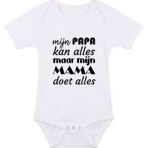 TMHD romper papa kan alles, mama doet alles wit 50-56