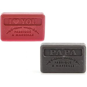 Savon de Marseille Zeepbar Set van 2 - Voor Vaderdag - Valentijn Voor Hem - Mannencadeau