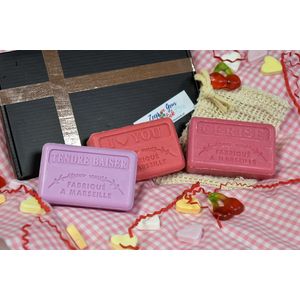 Bedankt cadeautje zeepzakje met zeepster 30 gram - juffen cadeau - meester cadeau -bedankt dat je er voor mij was