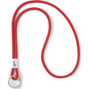 Copenhagen Design - Pantone - Sleutelhanger met Koord - Keycord - Rood