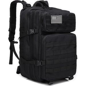 Northwest Tactical Backpack 45L | Militaire Tactische rugzak | sport - school - werk | Zwart