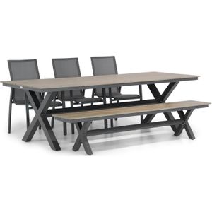 Lifestyle Garden Furniture Ultimate/Forest 240 cm dining tuinset 5-delig