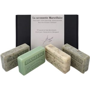 Zeep brievenbuscadeau: Provencaalse kruiden, Tijm, Rozemarijn, Basilicum