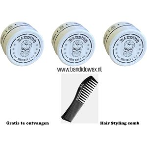 BANDIDO AQUA WAX 1 BRIGHT WHITE 3 STUKS