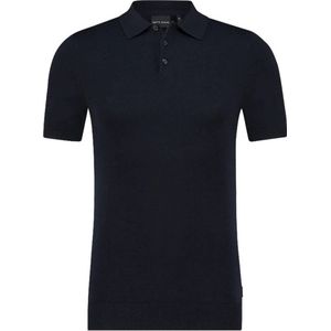 Saint Steve - CHRIS - Polo - Donkerblauw - Gebreid - Katoen