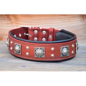 THE EROS ""RED"" HONDEN HALSBAND 57-65 CM