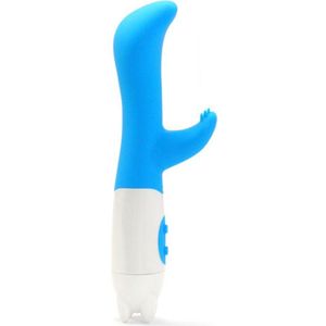 G-Spot Rabbit Vibrator 7 Standen Blauw - Stimulerend voor G-Spot - Stimulerend voor vrouwen - Stimulerend voor clitoris - Spannend voor koppels - Sex speeltjes - Sex toys - Erotiek - Sexspelletjes voor mannen en vrouwen – Seksspeeltjes - Stimulator