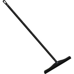 Vikan Vloertrekker met steel Zwart - 40 cm vloerwisser - Kunststof Steel - Ophanghaak - Watertrekker in Badkamer