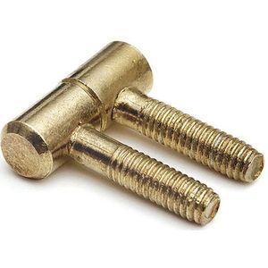 Meubel Inboorpaumelle Mini - Messing - 29x11 mm