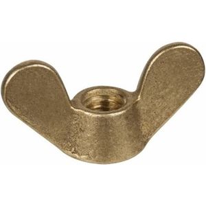 Vleugelmoer M10 DIN 315 - Messing - F1-M10.1 - 10 stuks
