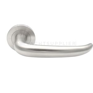 Deurklink Trento - Rvs (inox) geborsteld - Rond rozet - Ø52mm