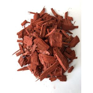 Houtsnippers boomschors bodembedekking COLOR CHIPS ROOD 40 liter