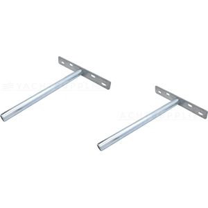 Plankdrager blinde montage - 170mm - Onzichtbare plankdragers - 2 stuks