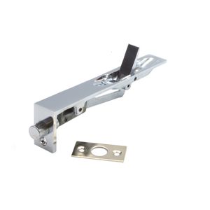 Kantschuif bascule - 152x20mm - Messing gepolijst chroom