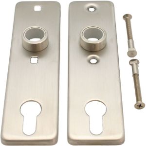 Deurschild 165x45mm Loop per stuk Rvs gepolijst