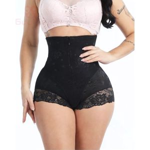 Corrigerend Corset - Shapewear Dames - Corrigerend Ondergoed - Butt Lifter - Sexykant - Waist Trainer - Zwart - Size L