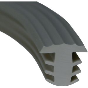 Traptrede profiel Grijs - Antislipprofiel - Trapprofiel - Anti-slip strip - 25 meter