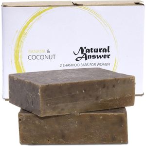 Shampoo bars | Banana, Coconut & Coffee | 100% biologisch | vegan | plasticvrij | natuurlijke shampoo | voordeelverpakking