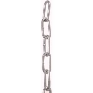 Ankerketting DIN 763 - 5mm diameter - 50 meter lang - RVS ketting - RVS 316