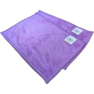 2x Nano brillen doekje paars Brightandshine - brilreiniging - Nano reiniging - brillendoek - nanodoek - brilpoetsdoekjes