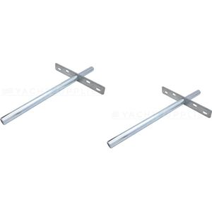 Plankdrager blinde montage - 223mm - Onzichtbare plankdragers - 2 stuks