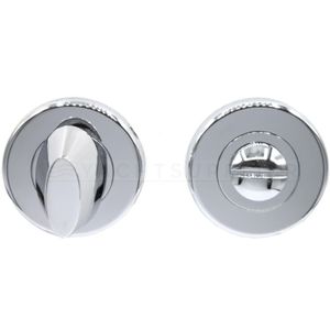 Wc garnituur set op rond rozet 51mm Chroom