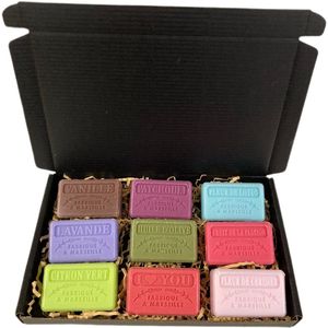 Savon de Marseille - Mini Zeep Set - 9x60 g - Vegan - Dierproefvrij