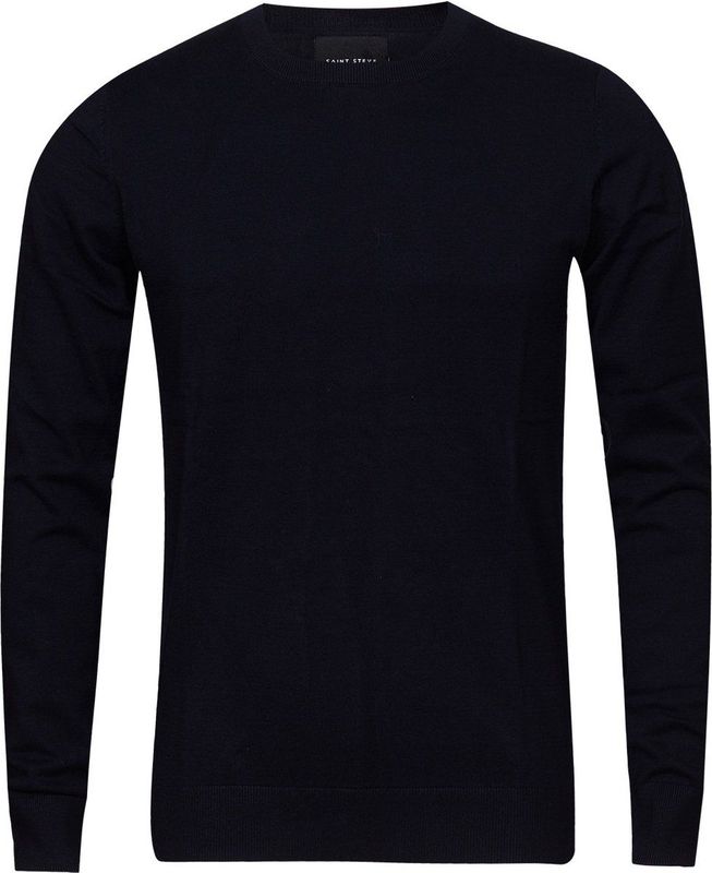 Saint Steve - Heren Trui - Blauw - Ronde Hals