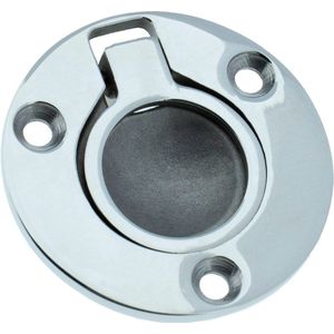 Luikring Rond - 50mm - Rvs 316 Gepolijst