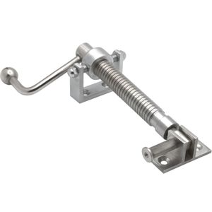 Raamuitzetter raamspindel koekoekuitzetter met handslinger - Telescopisch - 190mm - Messing mat chroom