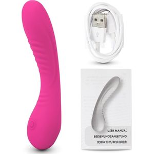 G-Spot Vibrator Oplaadbaar Roze - Stimulerend Voor Vrouwen - Seks toys - G-spot stimulator - 9 trilstanden - Dildo - Sex speeltjes - Sex toys - Erotiek - Vibrators Voor Vrouwen - Seksspeeltjes Voor Koppels - Stimulator - Clitoris - USB - Waterproof