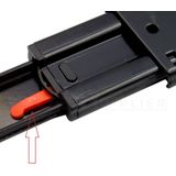 Kogelladegeleider Zwart - 550mm - Volledig uittrekbaar - Soft-close - Demontabel - 30kg