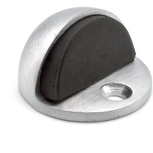 Deurstop - Mat Chroom - Messing - Vloermontage