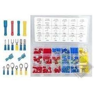 kabelschoen set 150 delig - kabelschoenen - krimpschoen - amp stekker