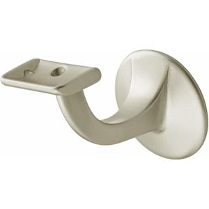 Hermeta leuninghouder 3503-02 - Nieuw Zilver - Aluminium - Keilbout bevestiging - Vlak zadel - Per stuk