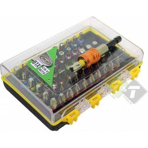 Bitset, Bitten set met quick release, 61 delig, Hofftech