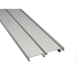 Schuifdeur onderrail dubbel 4.9 meter Aluminium