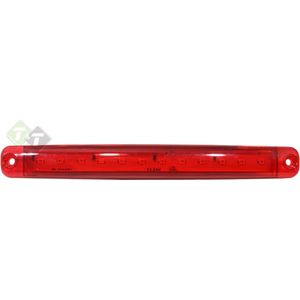 Zijmarkeringslamp, Contourlamp LED, Rood, Langwerpig plat 10mm