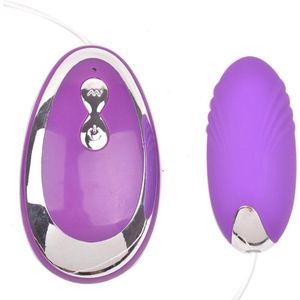 Vibration Egg 20 Trilstanden Paars -  Sensationeel - Vibrator ei met afstandbediening - Stimulerend voor vrouwen - 20 trilstanden - Stimulerend voor clitoris - G-spot - Koppels - Sex speeltjes - Sex toys - Erotiek - Sexspelletjes - Seksspeeltjes