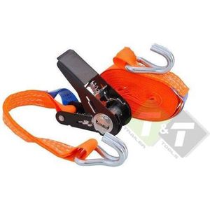 spanband - sjorband 0.8 Ton x 3 meter - band is 2,5 cm breed - spanband met ratel