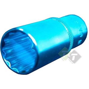 29 mm 1/2 duims hoge dop 12 kant - verlengdop - lange dop - twaalfkantdop