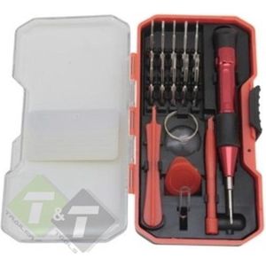Smartphone reparatie set, Precisie schroevendraaier set, 17 stuks