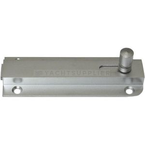 Profielschuif vlak 60mm, zonder sluitbeugel Messing gepolijst