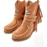 El Vaquero - Arya - Chelsea Boots - Apricot - Leer