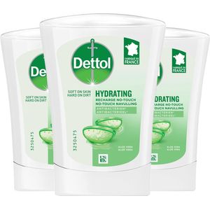 Dettol No Touch Navulling ® - Aloë Vera - Antibacterieel - Hydraterende vloeibare handzeep - 3 x 250ml