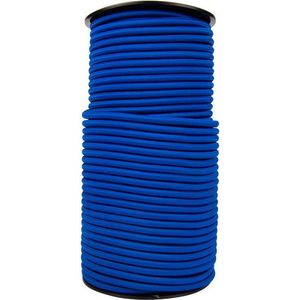 Afdekzeilwinkel - Elastisch koord 8mm blauw op rol - 10 meter