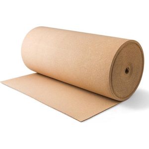 Prikbord kurk op rol  50 cm breed - 6 mm dik (4 m2)