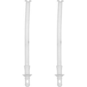 2st - buisje van melkreservoir melkslang slang - 16,5cm - geschikt voor delonghi - Nespresso Lattissima EN750 - 2 stuks
